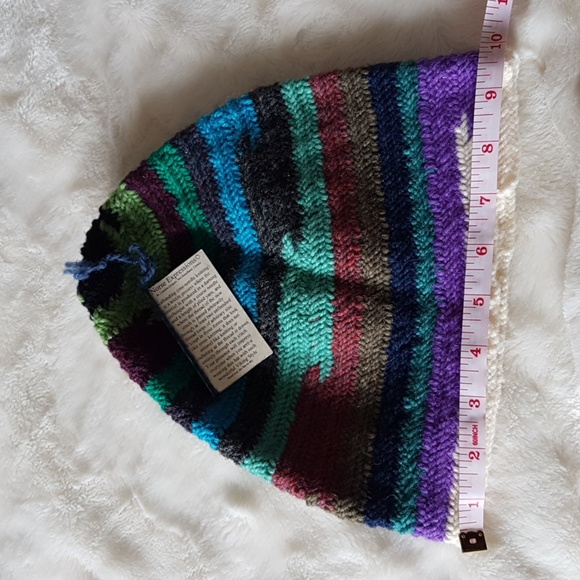 Nalbinding multi-coloured hat / toque | Viking Style | NWT - Picture 11 of 17